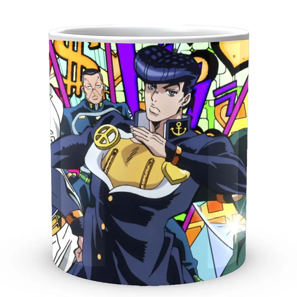 Кухоль GeekLand Неймовірні пригоди ДжоДжо JoJo's Bizarre Adventure Джотаро Джоске Коїчі JJ 02.416 330 мл білий - фото 2
