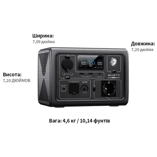 Зарядна станція Bluetti EB3A 600W 268Wh - фото 7