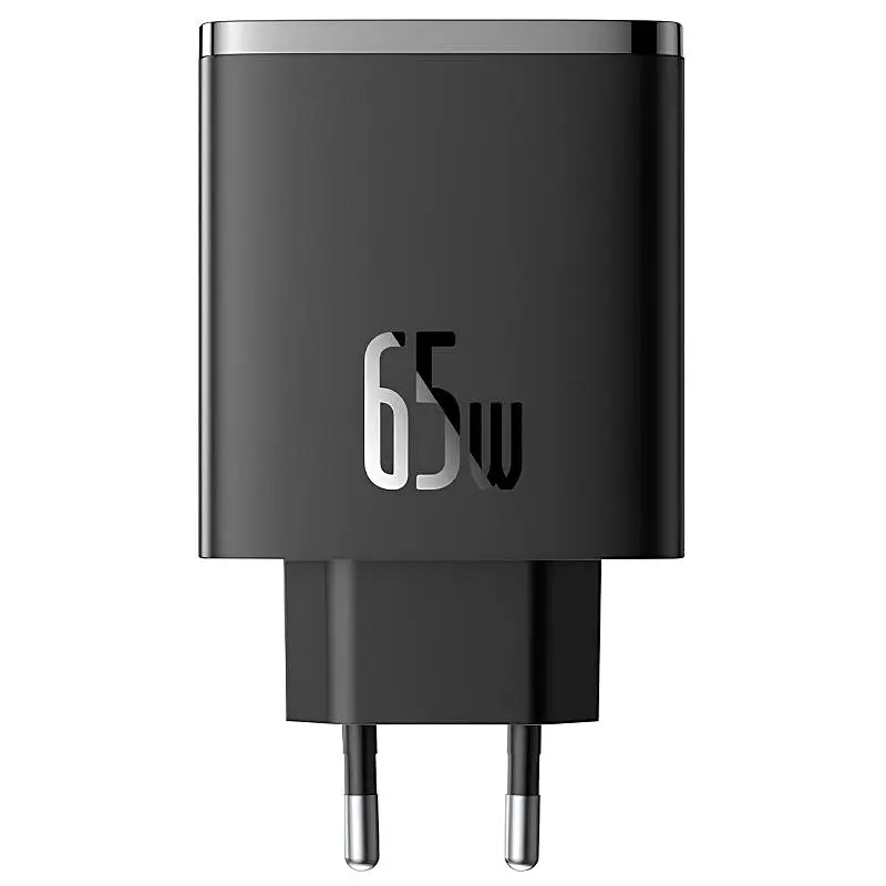 МЗП Baseus Cube Pro Fast Charger PD65W (1USB-A/2C) (P10111404) Cluster Black - фото 2
