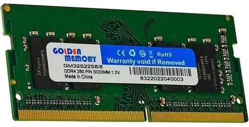 Пам'ять SO-DIMM, DDR4, 8Gb, 3200 MHz Golden Memory teh0028093