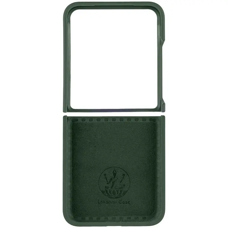 Чехол Foldables Silicone Cover Lakshmi (AAA) для Motorola Razr 50 Зеленый / Cyprus Green - фото 3