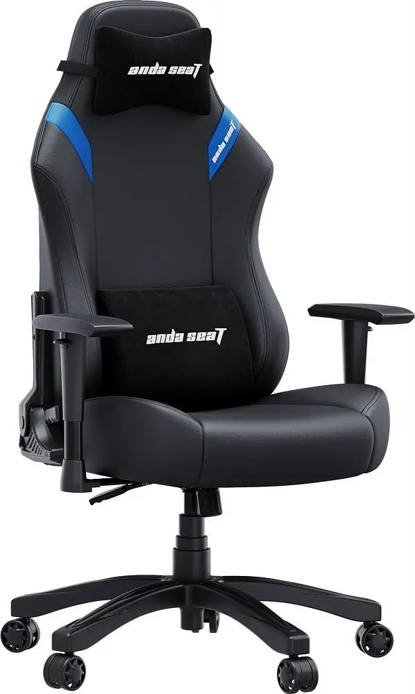 Крісло для геймерів Anda Seat Luna Size L Black/Blue (AD18-44-BS-PV) - фото 5