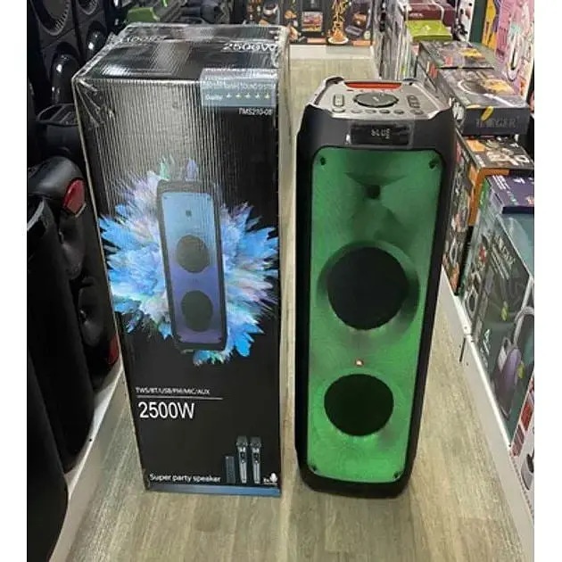 Автономная акустическая система XPRO FG210-08 с LED светомузыкой и 2 радиомикрофонами (FG210-08_9123) - фото 6