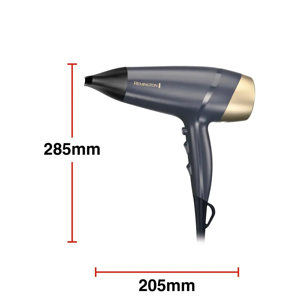 Фен Sapphire Luxe, 2200Вт, 3 режими, дифузор, іоніз-я, хол. обдув, сапфіровий Remington teh0017600 - фото 4