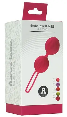 Вагінальні кульки Adrien Lastic Geisha Lastic Balls Mini S маленькі 3.4 см рожеві - фото 2