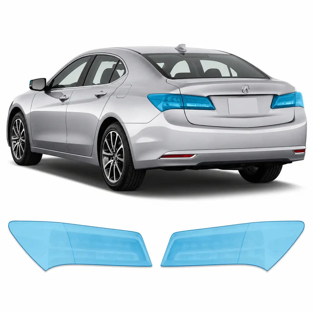 Антигравійна захисна бронеплівка за лекалами для Acura TLX I 2015-2017 - задні ліхтарі стопи