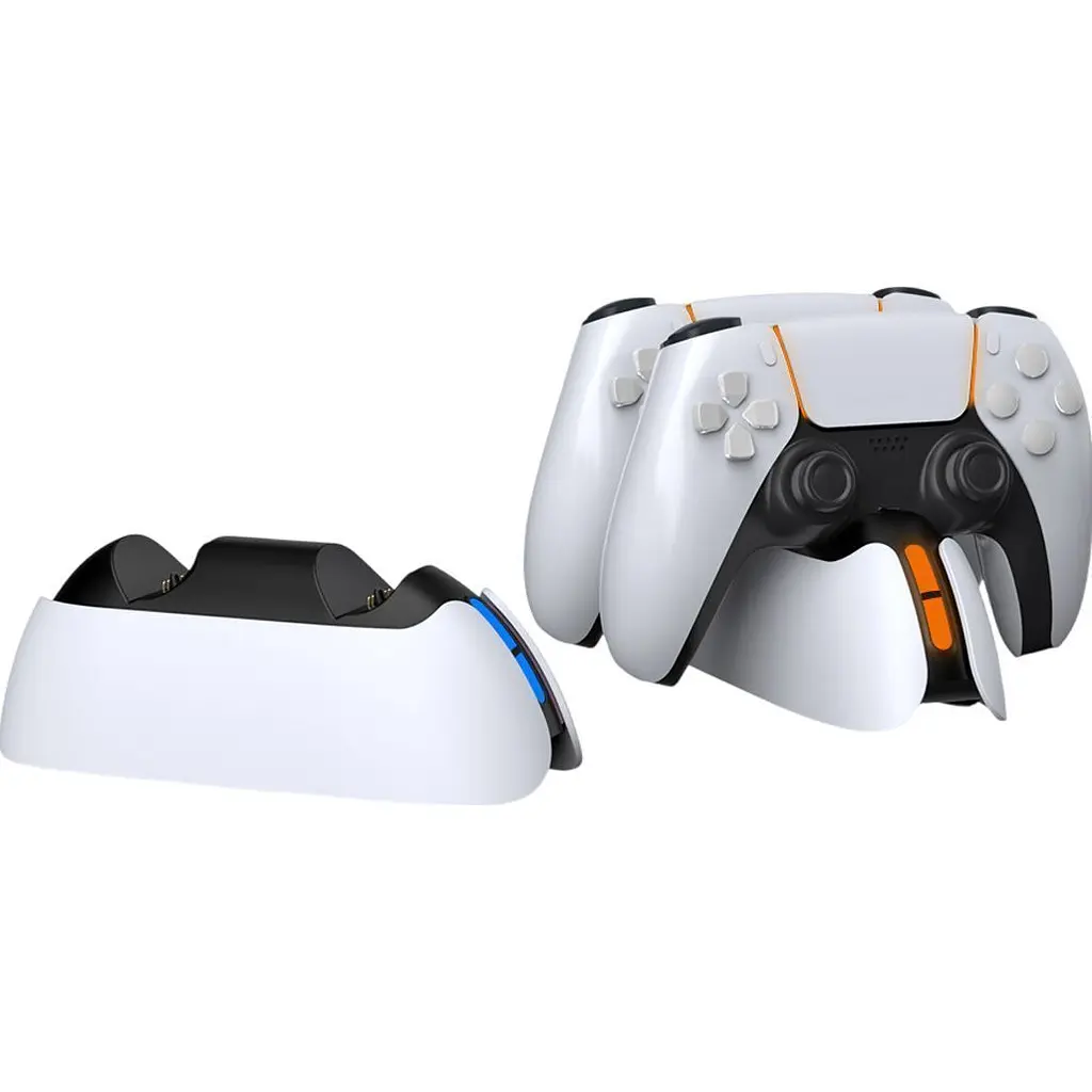 Зарядна станція Dobe Dual TP5-05103 для PS5 DualSense White [165290] - фото 4