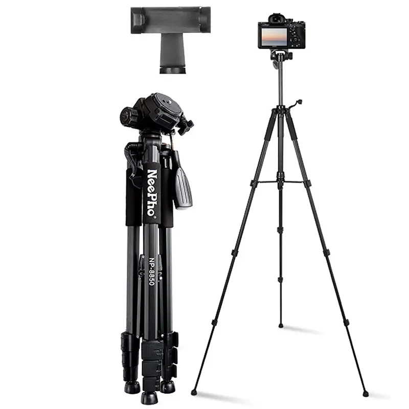 Штатив NeePho NP-8850 для зйомки 56-175см з розбірним тримачем у чохлі Black Epik teh0029834 - фото 4