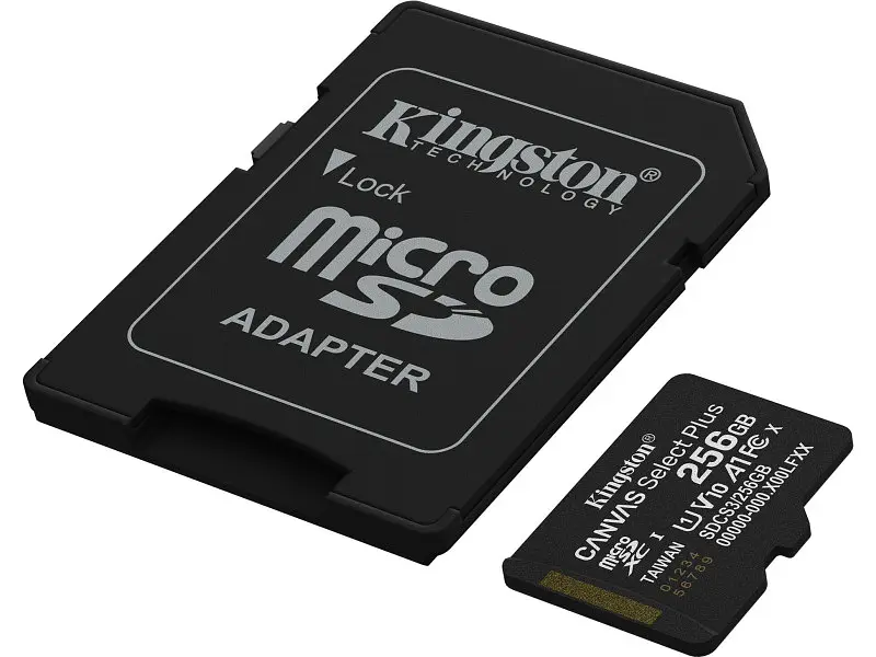 Карта пам'яті Kingston Canvas Select Plus Gen3 microSDXC + SD-Adapter 256 GB (SDCS3/256GB) - фото 2