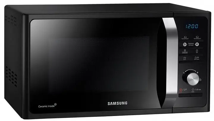 Микроволновая печь Samsung MG23F302TAK/UA черная - фото 2