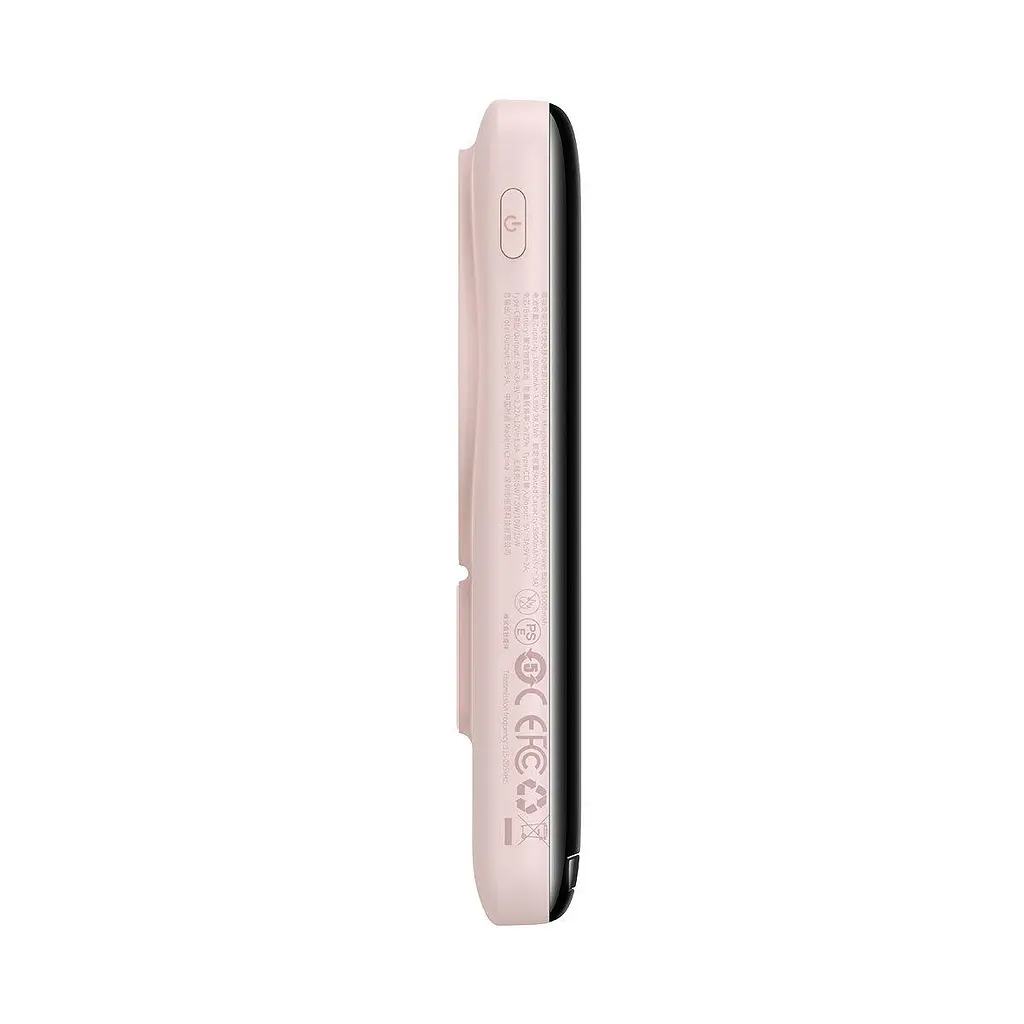 Зовнішній акумулятор Magsafe Baseus Magnetic Bracket Wireless 10000 mAh 20W PPCX000204 рожевий - фото 5