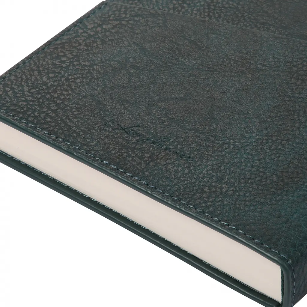 Ежедневник-деловая записная книжка А5 Leo Planner Credo 2026 интегральный изумрудный 368 страниц (252646) - фото 6