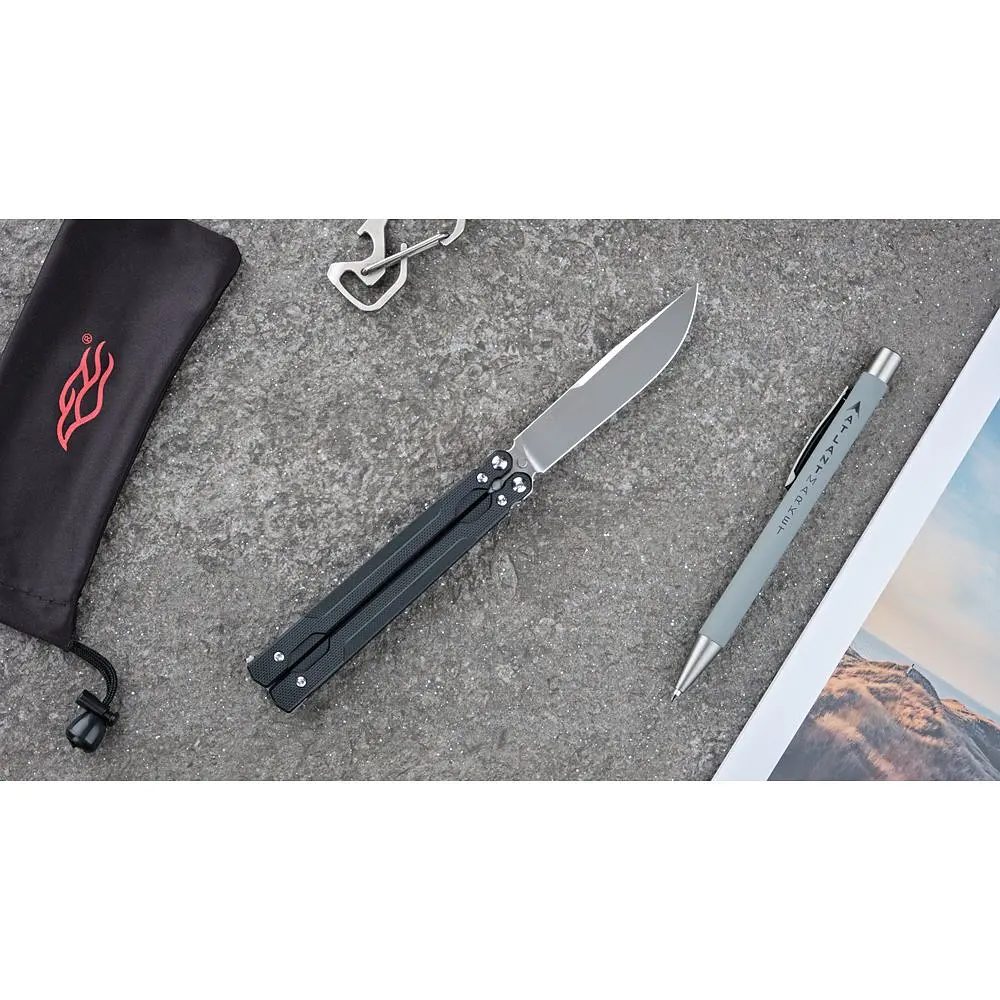 Нiж-метелик Ganzo G766-BK балiсонг - фото 9