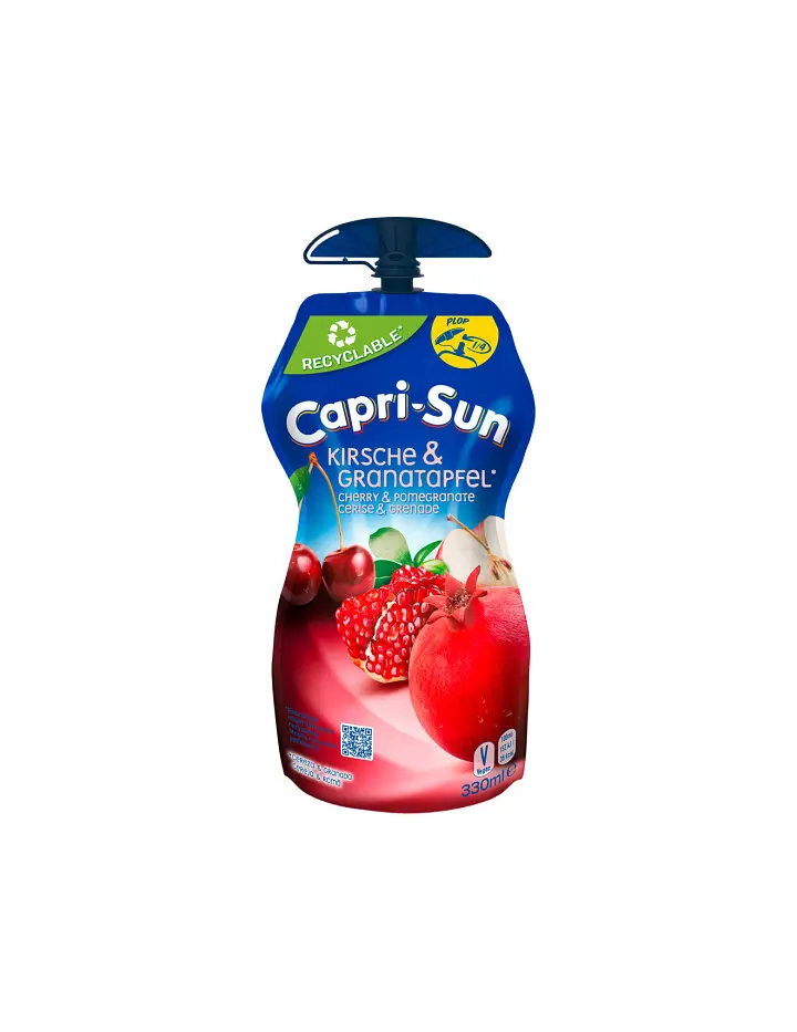 Сік Capri Sun Kirsche Granatapfel Гранат -вишня 330 мл