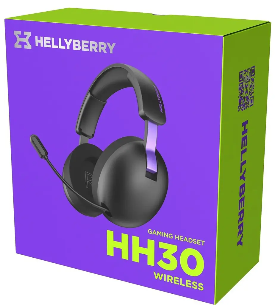 Ігрова гарнітура HATOR Hellyberry HH30 Wireless Black-Violet (HH30_wireless_BV) - фото 9