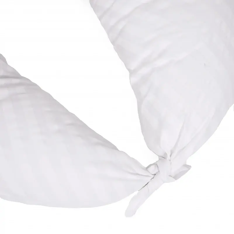 Подушка для беременных и кормления MirSon №5018 Color Line Stripe White 30х170 см белая (2200010969788) - фото 2