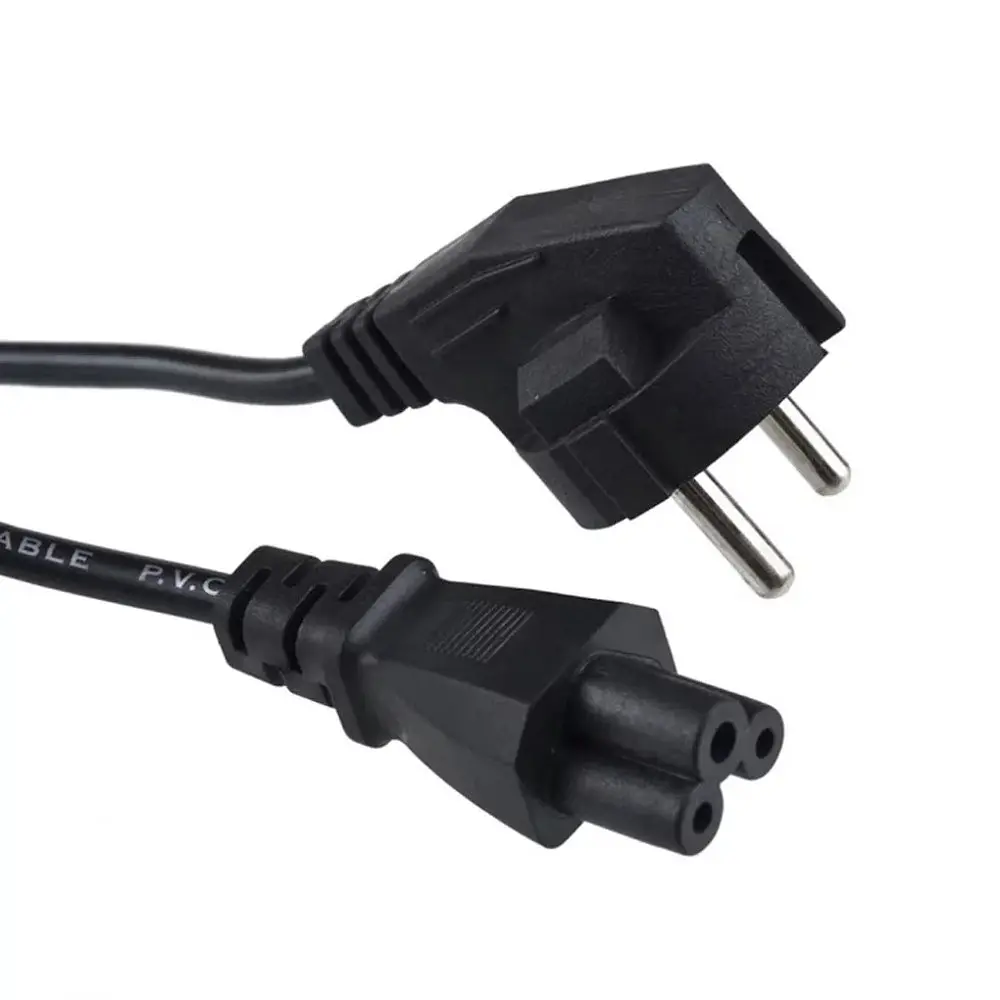 Сетевой кабель CEE 7/7-C5 1.2 м, трёхконтактный шнур для ноутбука, 250V 2.5A - фото 4