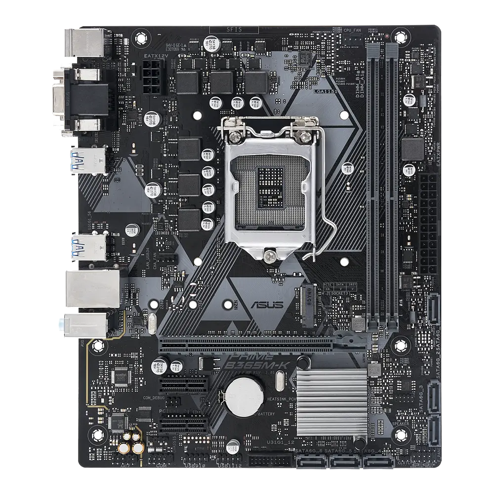 Материнська плата Asus B365M-K Prime LGA 1151v2 (PRIME B365M-K) Б/В - фото 5