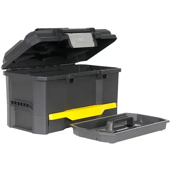 Ящик для інструменту Stanley 19" пластмасовий з висувною секцією 48.1х27.9х28.7 см (1-70-316) - фото 3