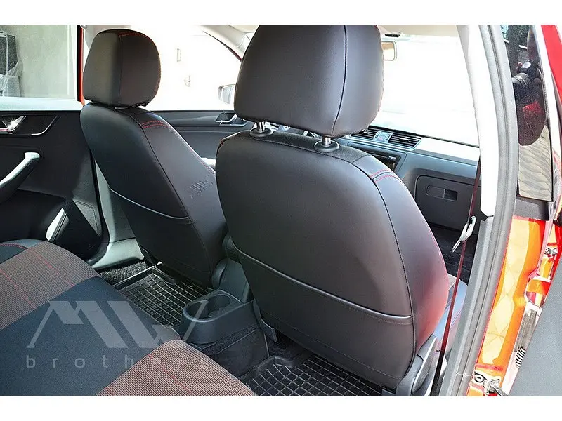 Авточохли модельні MW Brothers для Skoda Rapid c 2012 - фото 7