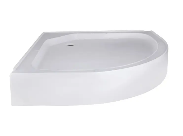 Набір Lidz Душова кабіна Latwa SC80x80.SAT.LOW.FR, напівкругла, скло Frost 4 мм + Душовий піддон Kapielka ST80x80x15 - фото 9
