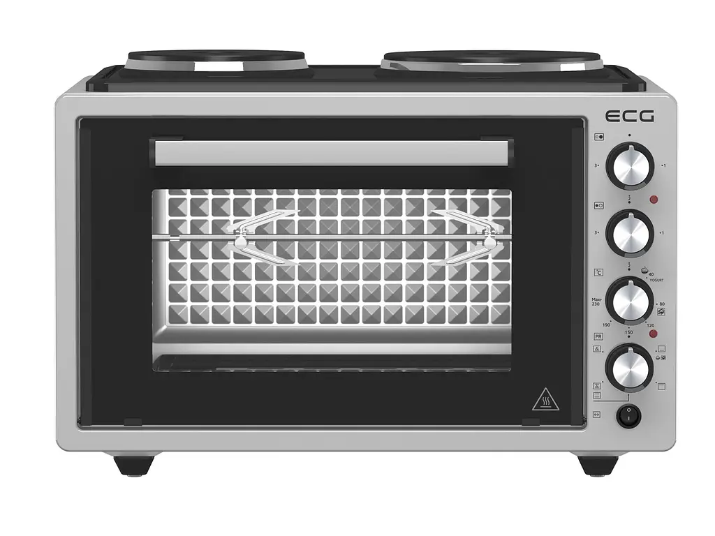 Електродуховка з конфорками ECG ETH 3701G 37 л - фото 2