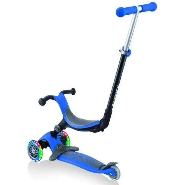 Самокат Globber Go up foldable plus, колеса з підсвічуванням, синій (643-100) - фото 4