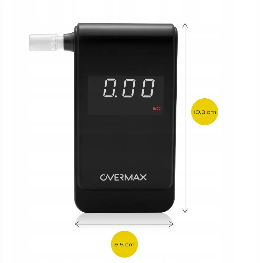 Алкотестер електрохімічний Overmax AD-10 - фото 4
