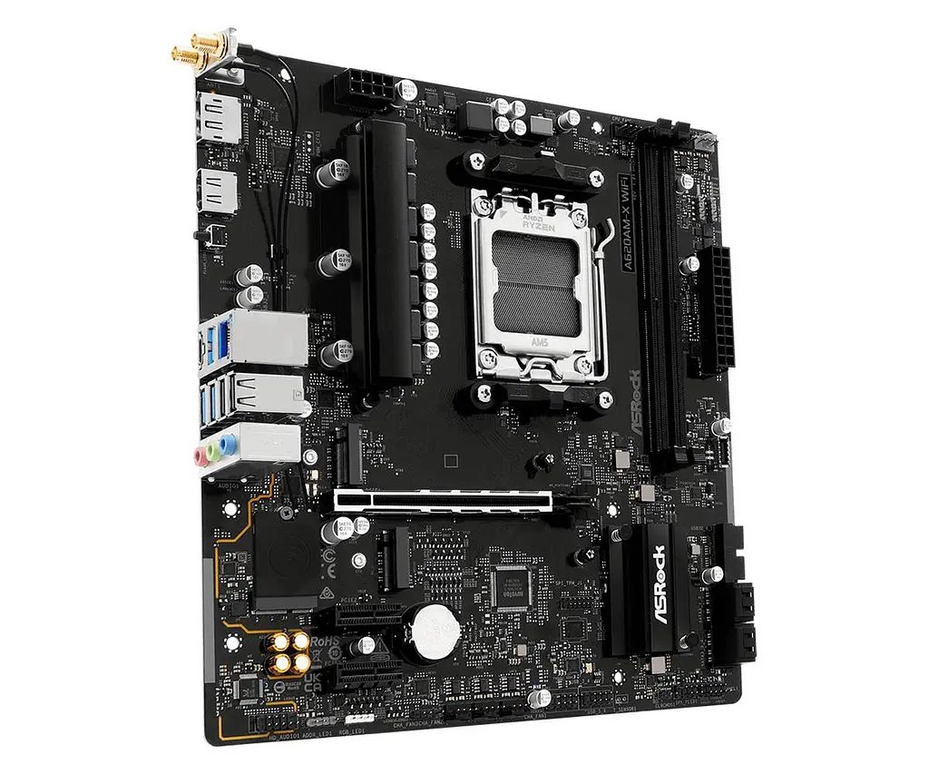 Материнська плата ASRock A620AM-X WiFi Socket AM5 - фото 3