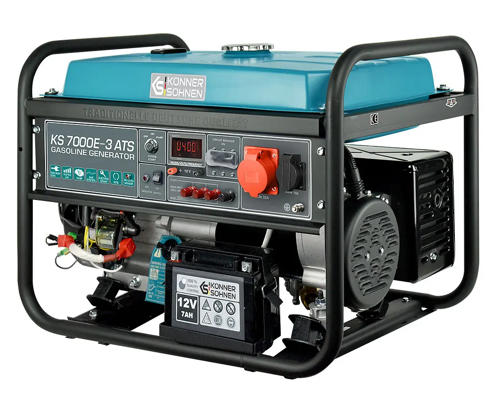 Бензиновый генератор Konner&Sohnen 5/5.5 кВт KS 7000E-3 ATS - фото 3