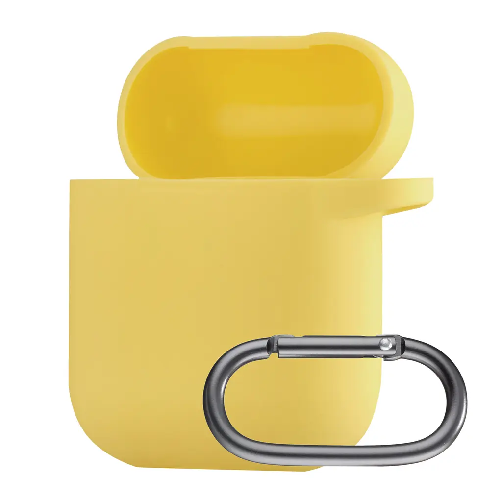 Чохол Silicone Case 1,2mm for AirPods 1/2 Yellow