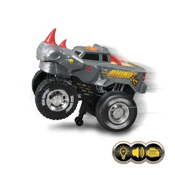 Машинка Road Rippers Roarin Rhinoceros со световыми и звуковыми эффектами - фото 2