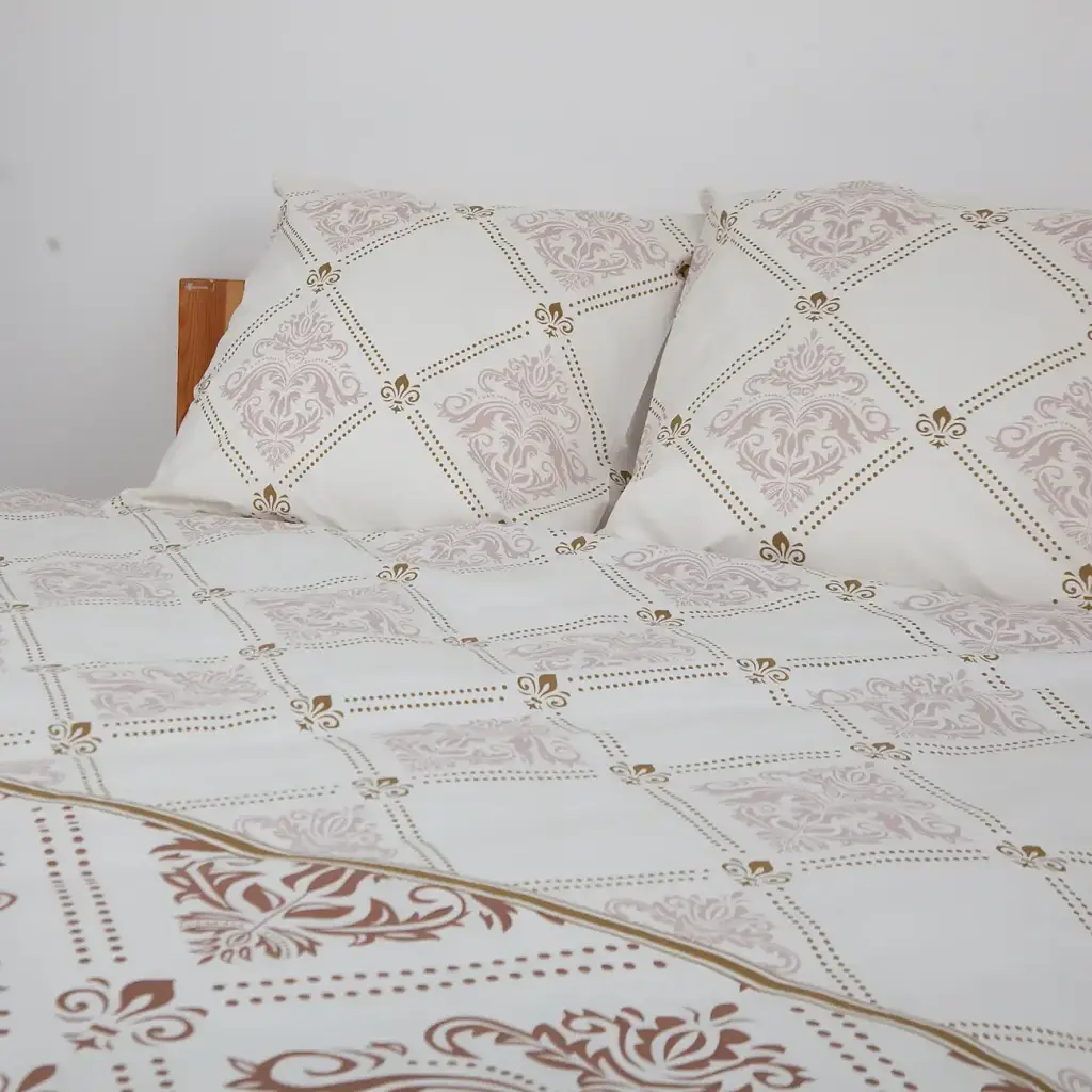 Постільна білизна ТЕП Happy Sleep Duo Glorius ранфорс двоспальна біла - фото 4