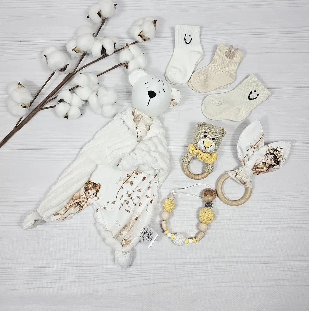 Букет з пелюшок для немовлят A.L.Babybox Феї Бежевий (BU 27984772) - фото 10