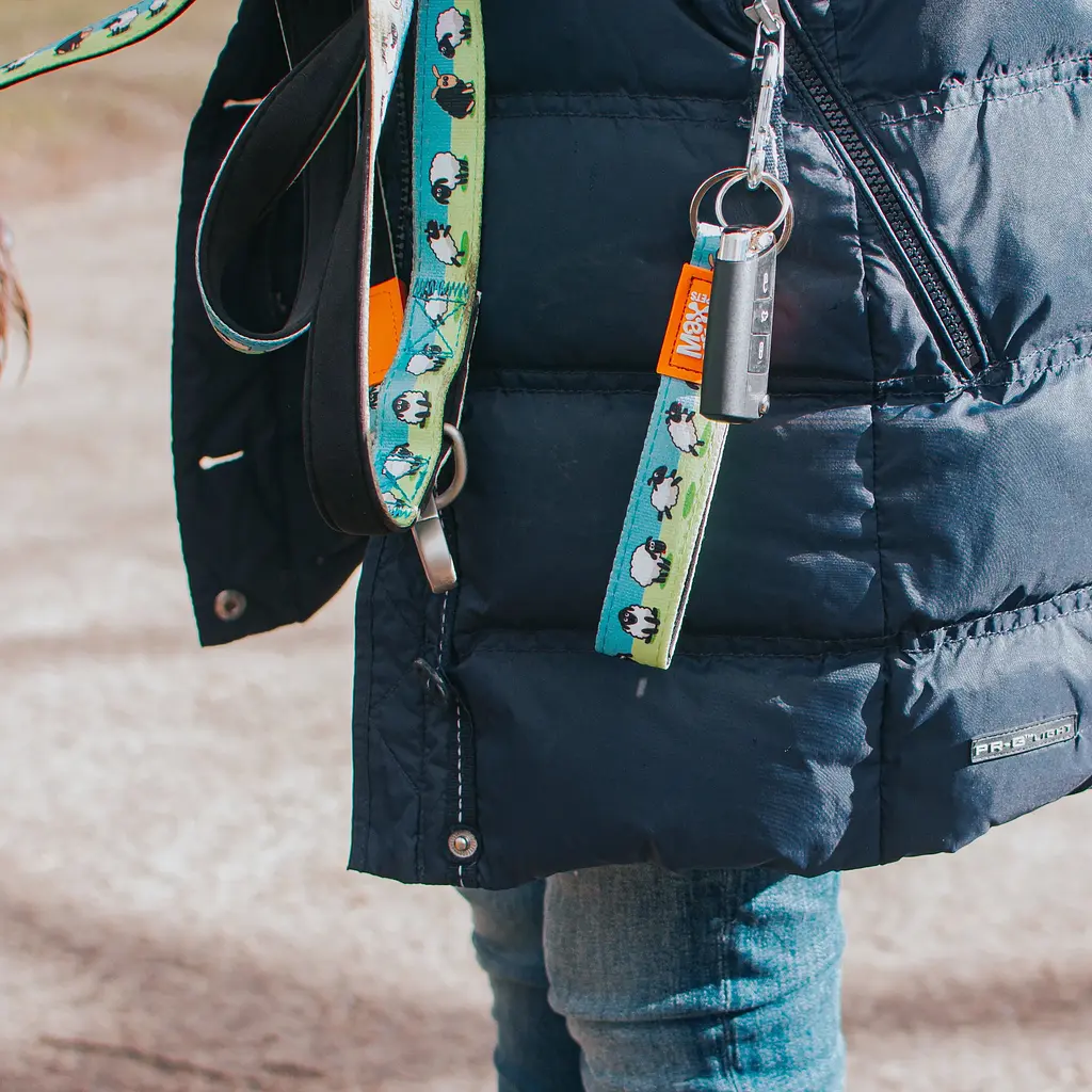 Брелок для ключей Max & Molly Key Ring Black Sheep с принтом Черная овечка  - фото 3