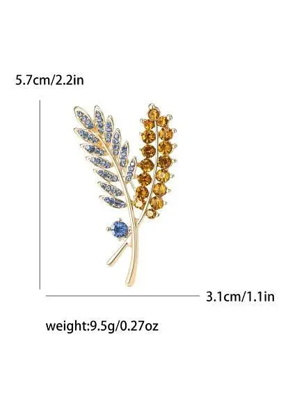 Брошь Колосья пшеницы колоски брошь-булавка символ Украины - фото 3