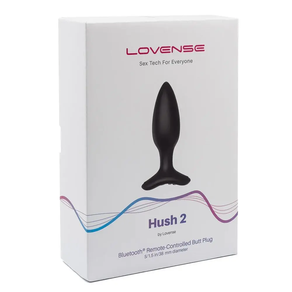 Анальна смарт вібропробка Lovense Hush 2, розмір S - фото 4