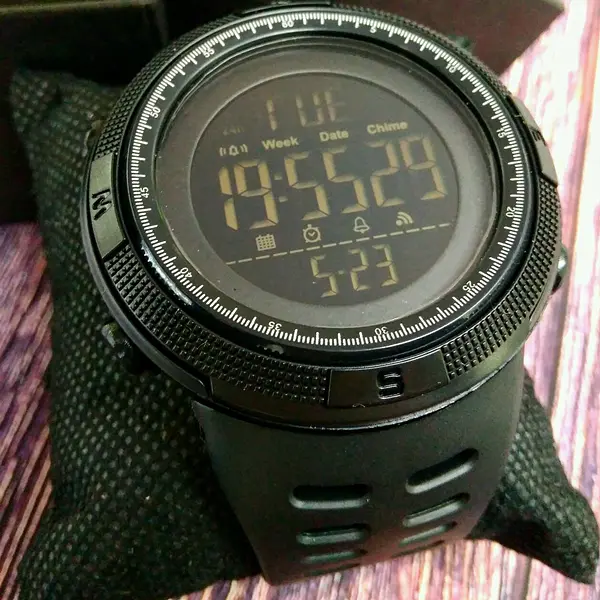 Наручний годинник чоловічий Skmei Clever 1250 Чорний (1239) - фото 4
