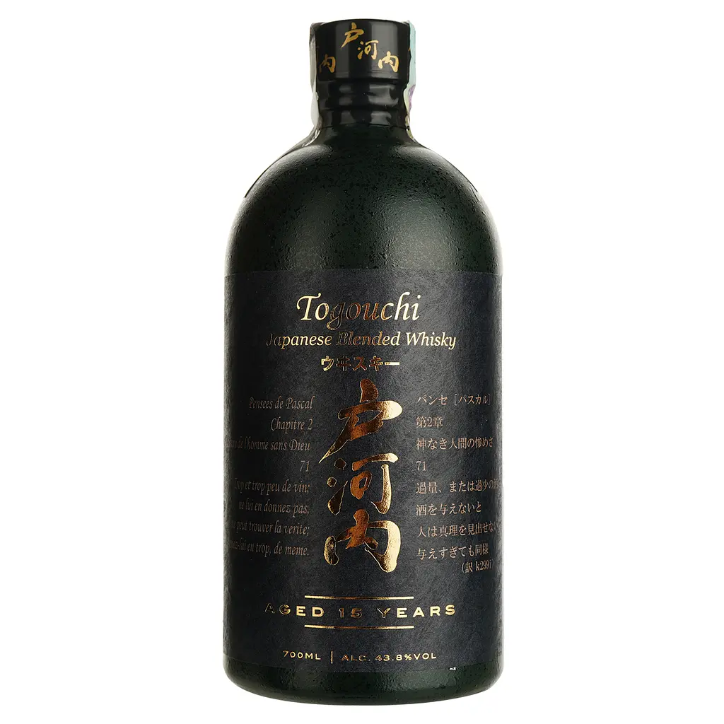 Виски Togouchi 15 yo Japanese Blended Whisky 43.8% 0.7 л в подарочной упаковке - фото 2