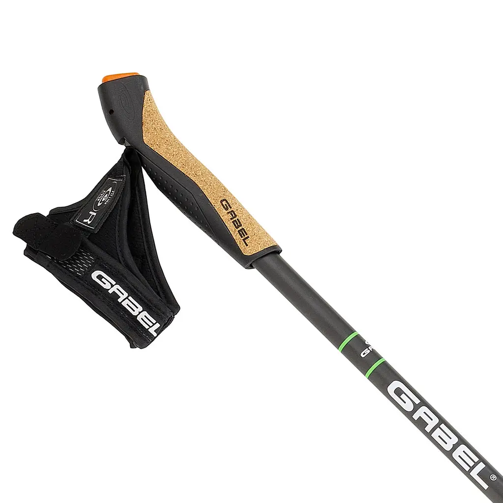 Палиці для скандинавської ходьби Gabel X-5 Black 115 (7009351141150) фіксованої довжини - фото 2