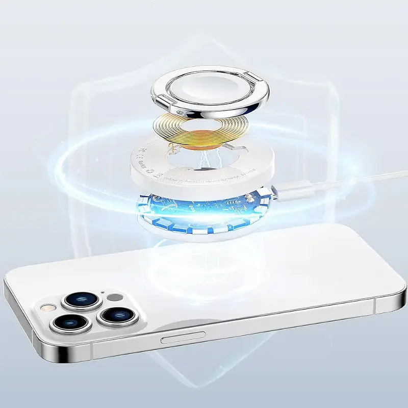 БЗП Wi-W027 3 in 1 Wireless Charger White Wiwu teh0029895 - фото 5