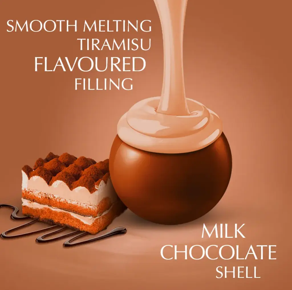 Шоколадні цукерки Lindt Lindor Tiramisu Milk Chocolate Truffles 200г - фото 2