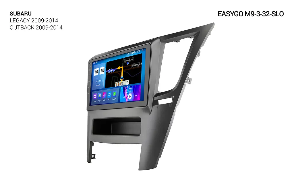 Штатна автомагнітола EasyGo M9-3-32-SLO Subaru Legacy 2009-2014, Outback 2009-2014 - фото 3