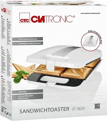 Сендвічниця Clatronic ST 3629 - фото 4