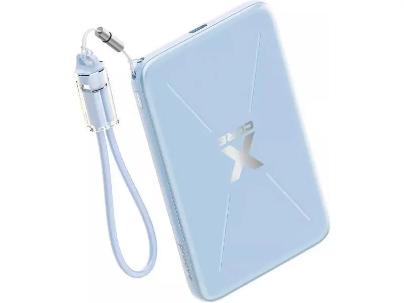 Зовнішній акумулятор (павербанк) Proove X-Core 5000mAh Sky Blue (PNXC20010008) - фото 7