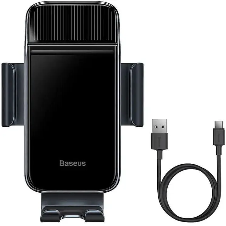 Держатель BASEUS Smart Solar Power Wireless Cycling Electric Holder (SUZG010001) - фото 2