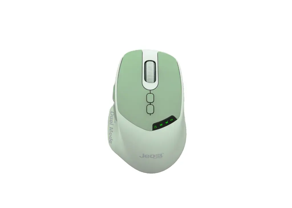 Беспроводная мышь Jedel WD155 7D Dual Mode Wireless Mouse 2000 dpi зеленая - фото 2