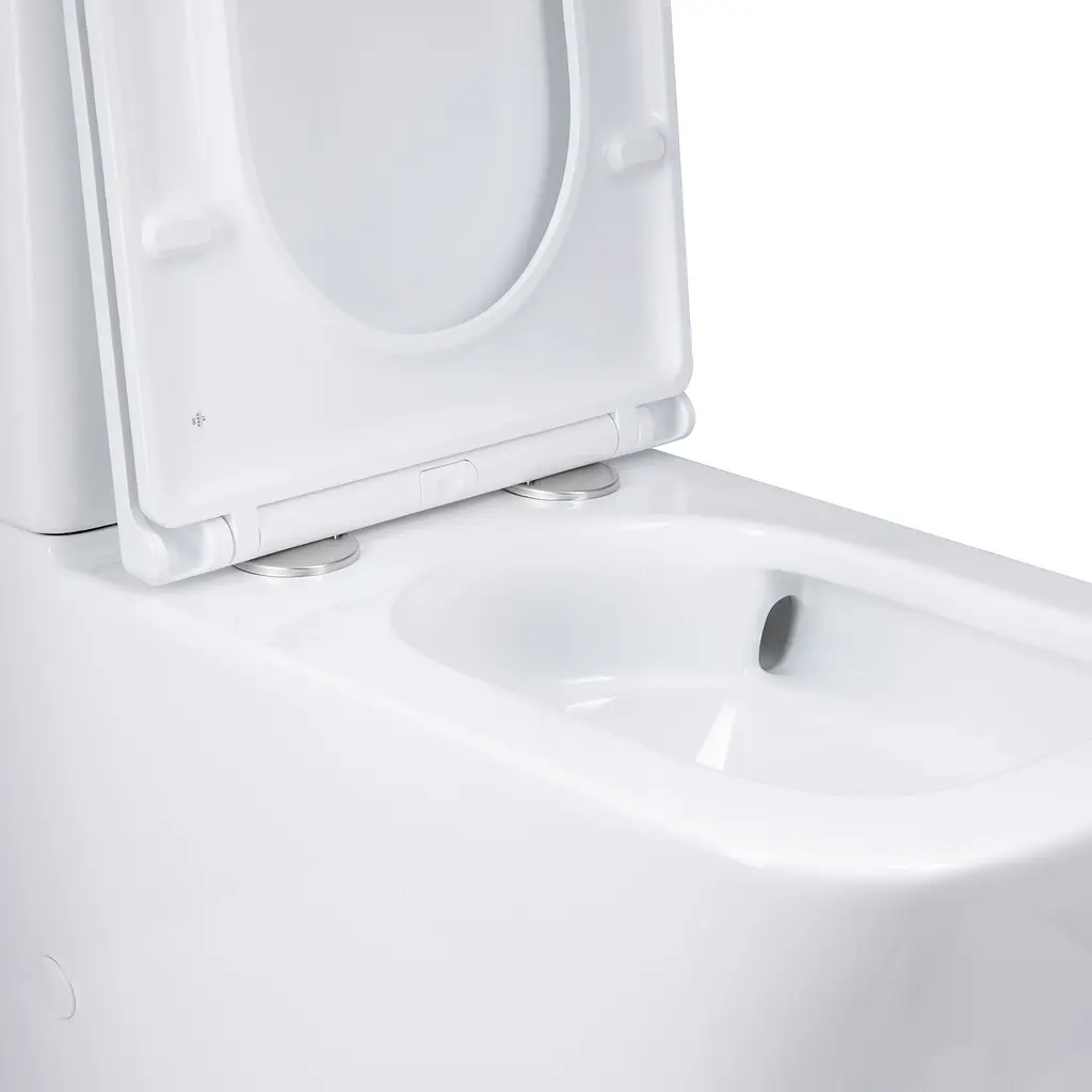 Унитаз напольный Qtap Tern Ultra Quiet безободковый с сиденьем Soft-Close QT17222175AUQ1W White, Белый - фото 7