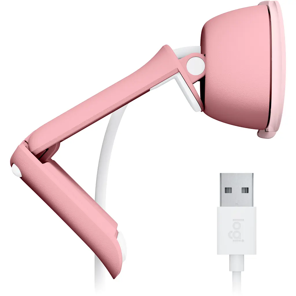Веб-камера Logitech BRIO 100 Rose (960-001623) [96684] - фото 6