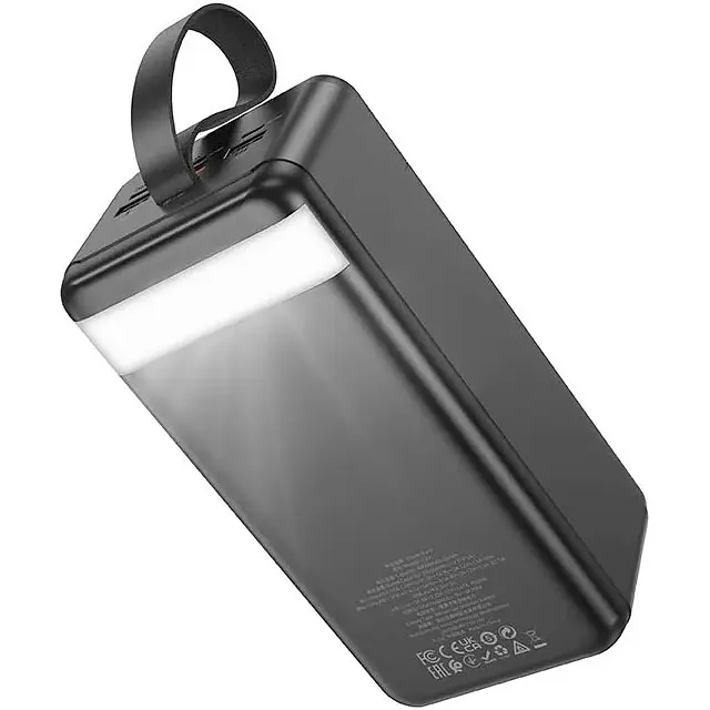 Зовнішній акумулятор Hoco J123C Element 60000mAh 22.5W Black (612098) [118245] - фото 5